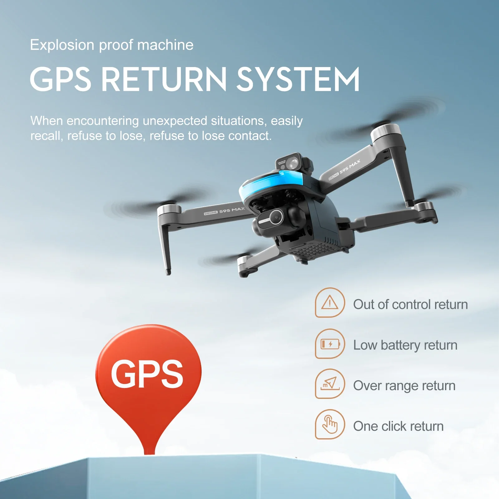 NUOVO S9S MAX MINI Drone 4K 2  - Drone Gimbal 2 Axis recensione e prezzo