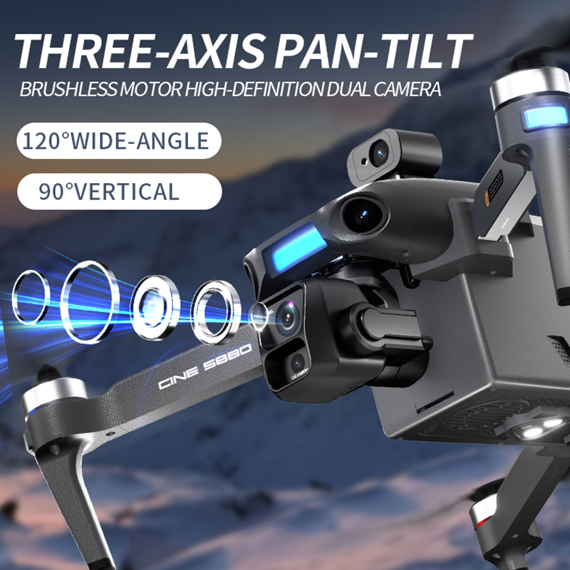 Nuovo Drone 2026 con Doppia Fo - Drone Gimbal Brushless recensione e prezzo